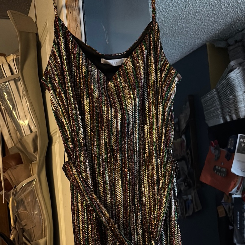 Multicolor Striped Women's Dress